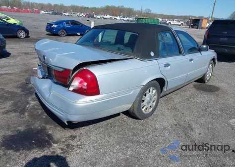 2003 Mercury Grand Marquis Ls from USA, damaged, VIN 2MEFM75W63X635281